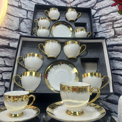 Service Café 24 Pièces – طقم قهوة راقي 24 قطعة