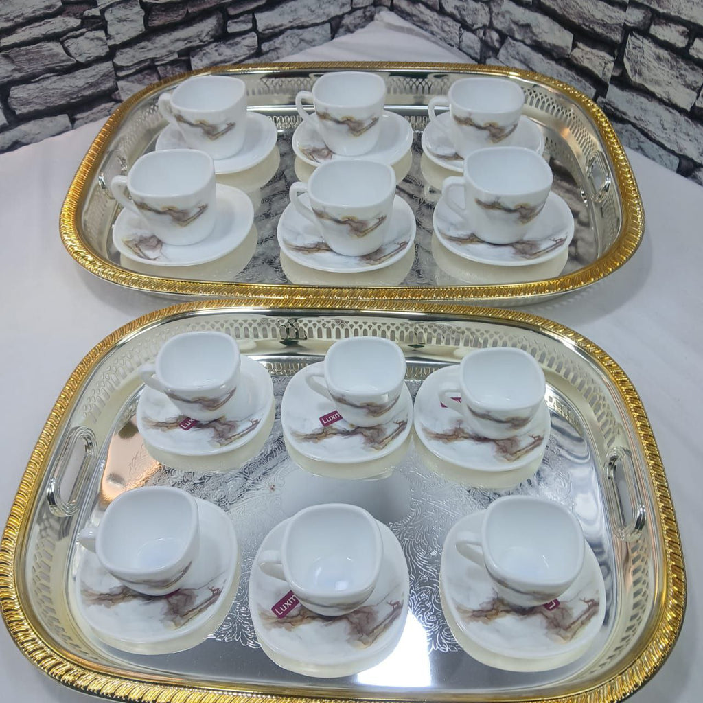 Service Café 24 Pièces – طقم قهوة راقي 24 قطعة