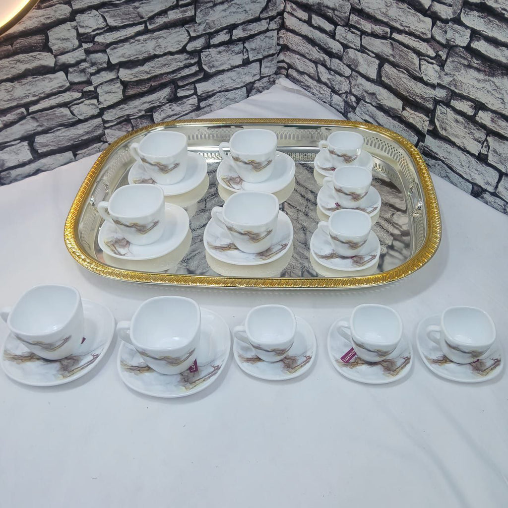 Service Café 24 Pièces – طقم قهوة راقي 24 قطعة