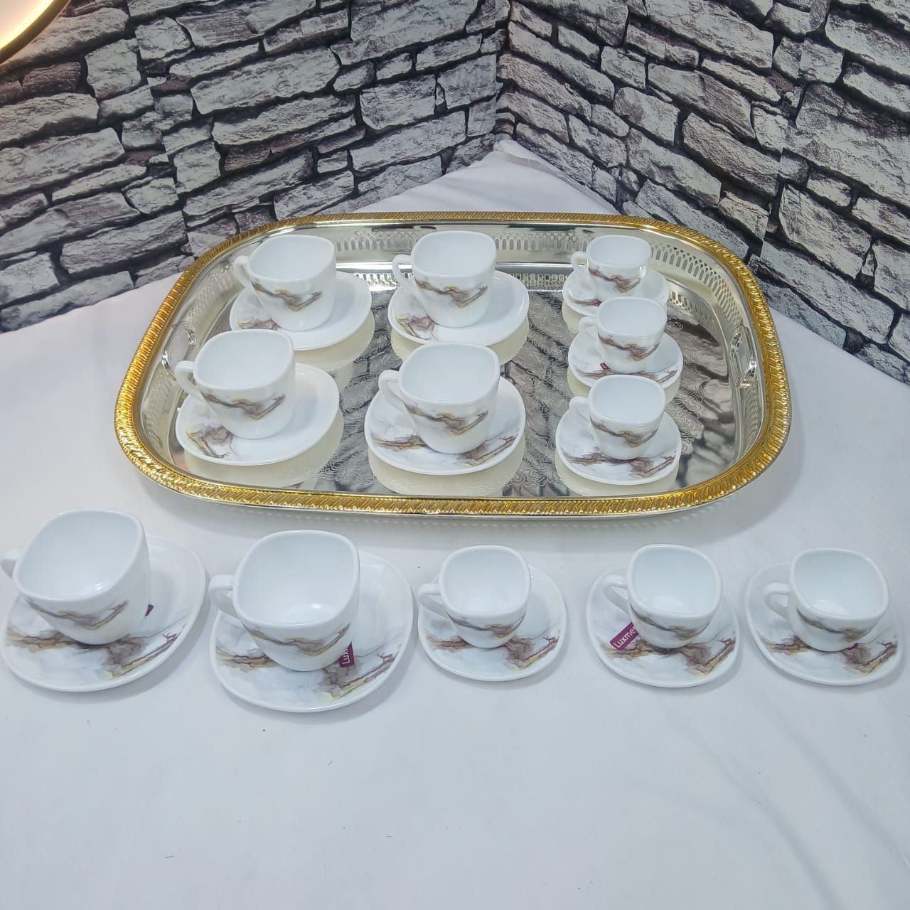 Service Café 24 Pièces – طقم قهوة راقي 24 قطعة