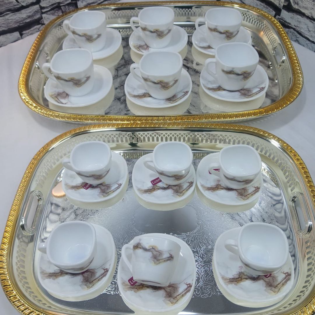 Service Café 24 Pièces – طقم قهوة راقي 24 قطعة