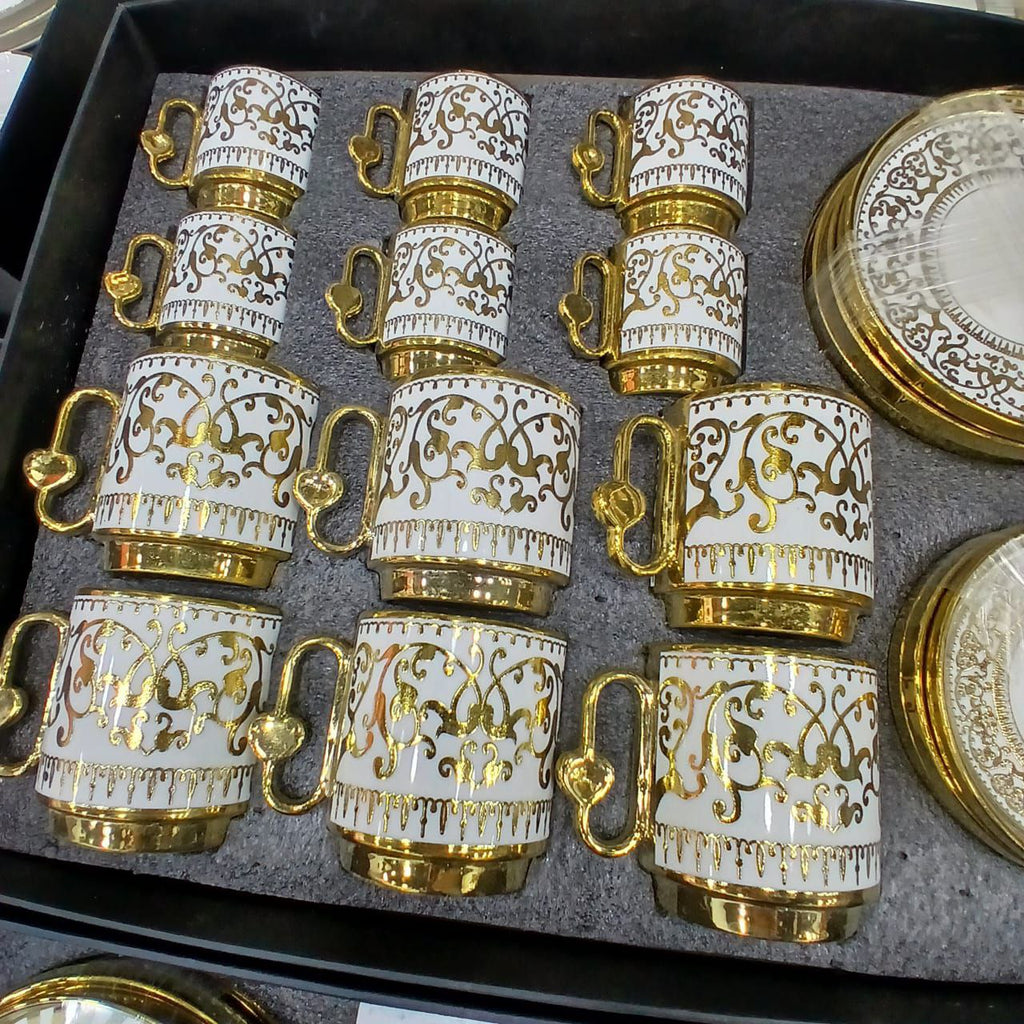 سيرفيس قهوة وحليب 24 قطعة