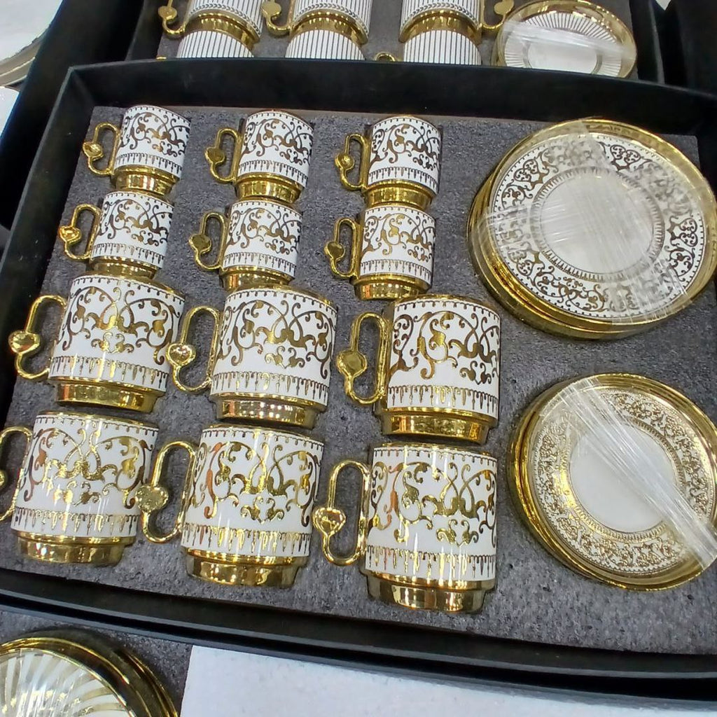 سيرفيس قهوة وحليب 24 قطعة