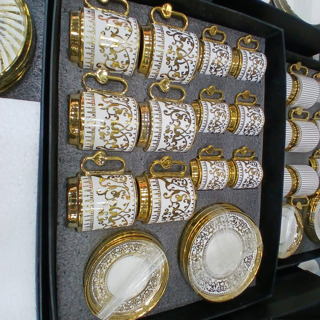 سيرفيس قهوة وحليب 24 قطعة