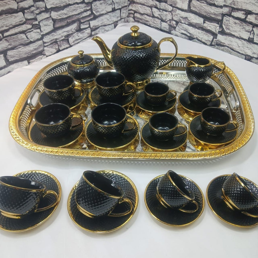 Service Café 24 Pièces – طقم قهوة راقي 24 قطعة