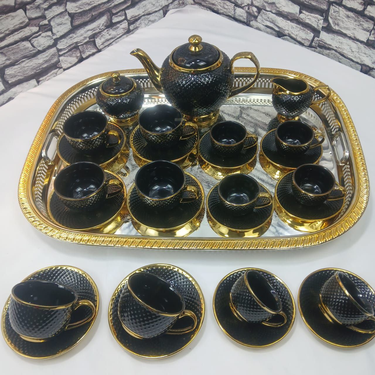 Service Café 24 Pièces – طقم قهوة راقي 24 قطعة