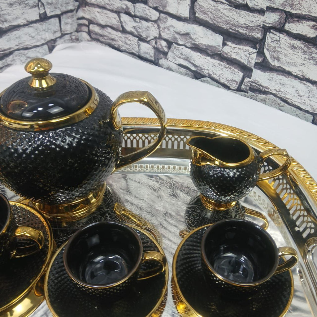 Service Café 24 Pièces – طقم قهوة راقي 24 قطعة