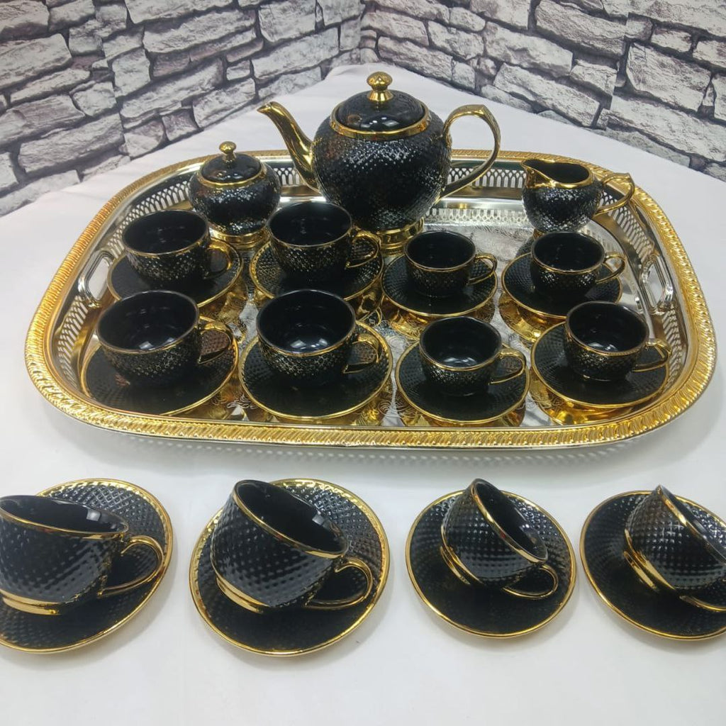 Service Café 24 Pièces – طقم قهوة راقي 24 قطعة