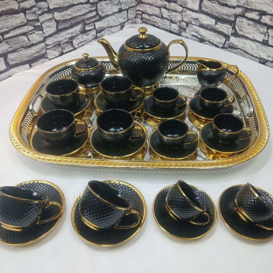 Service Café 24 Pièces – طقم قهوة راقي 24 قطعة