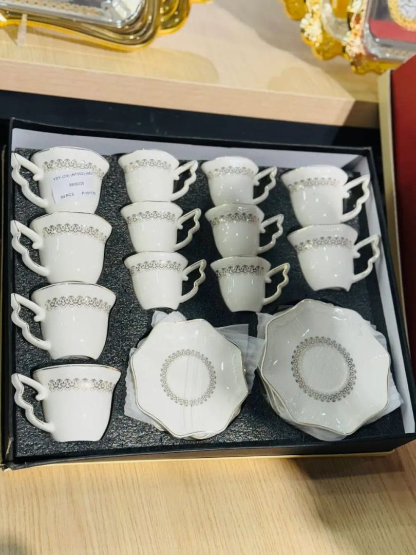 Service Café 24 Pièces – طقم قهوة راقي 24 قطعة