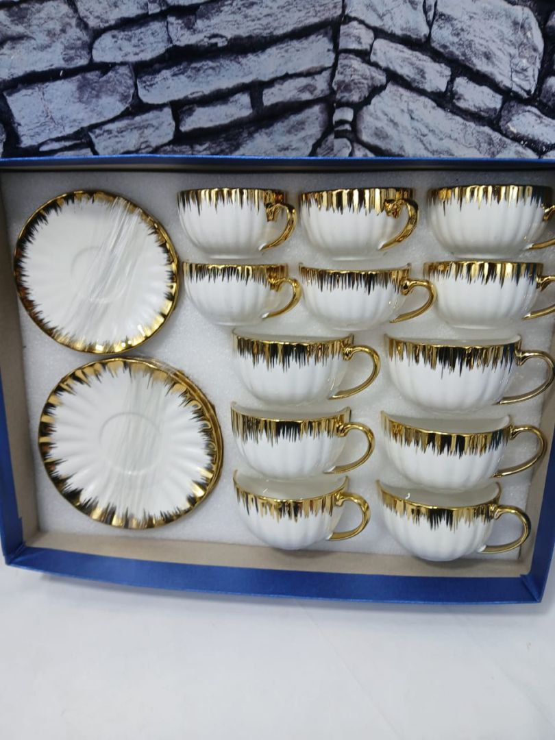 Service Café 24 Pièces – طقم قهوة راقي 24 قطعة