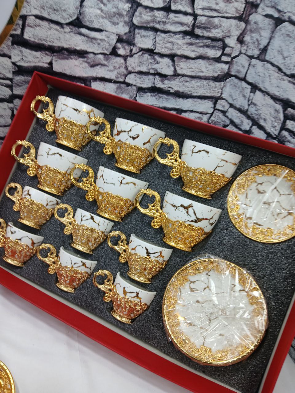 Service Café 24 Pièces – طقم قهوة راقي 24 قطعة