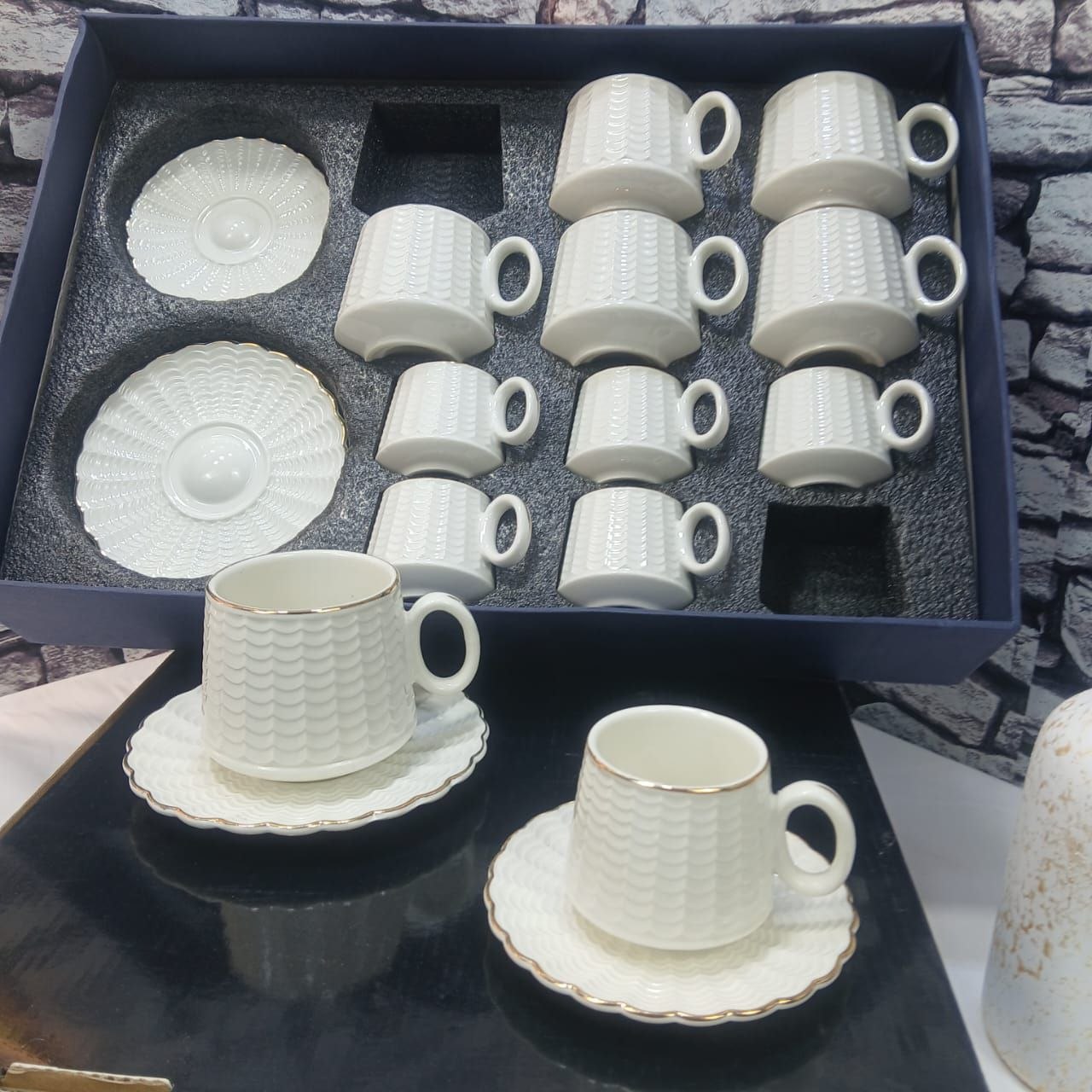 Service Café 24 Pièces – طقم قهوة راقي 24 قطعة