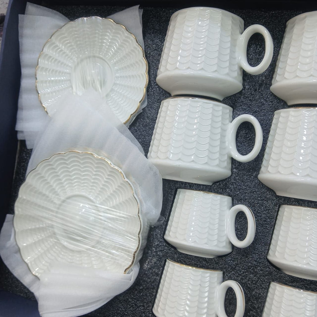 Service Café 24 Pièces – طقم قهوة راقي 24 قطعة