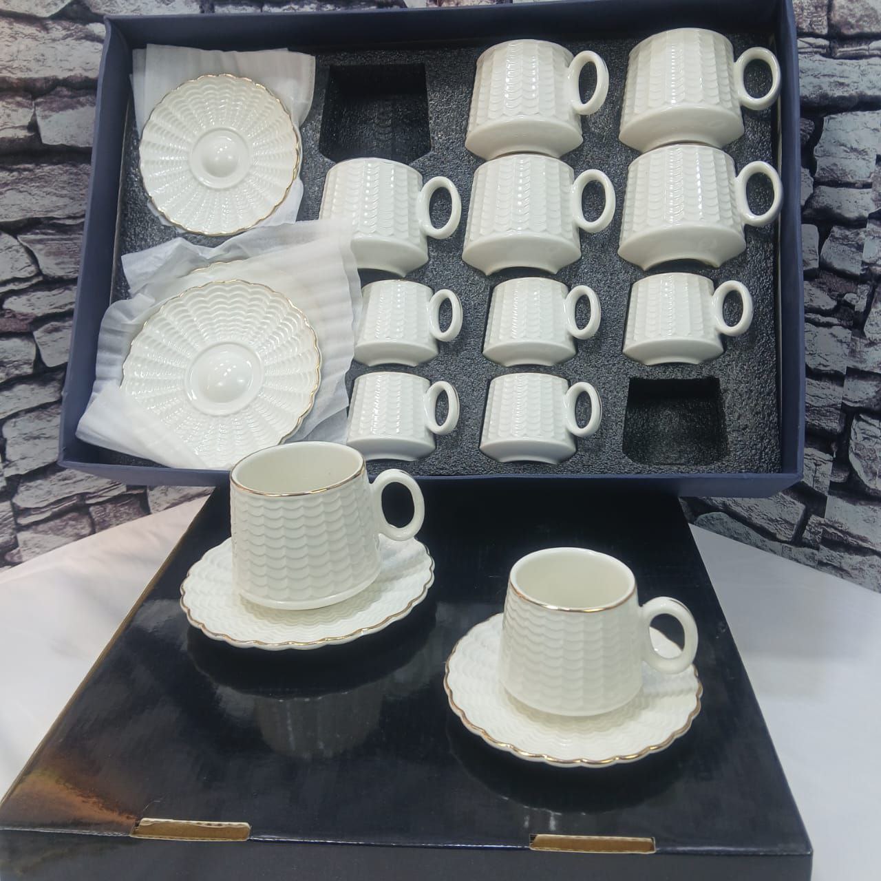 Service Café 24 Pièces – طقم قهوة راقي 24 قطعة