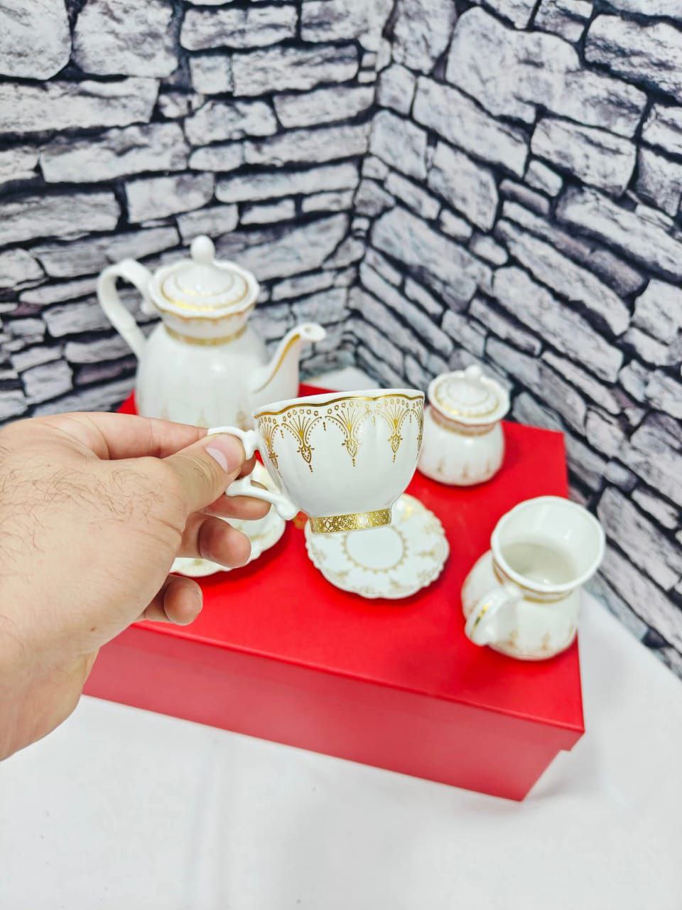 Service Café 24 Pièces – طقم قهوة راقي 24 قطعة