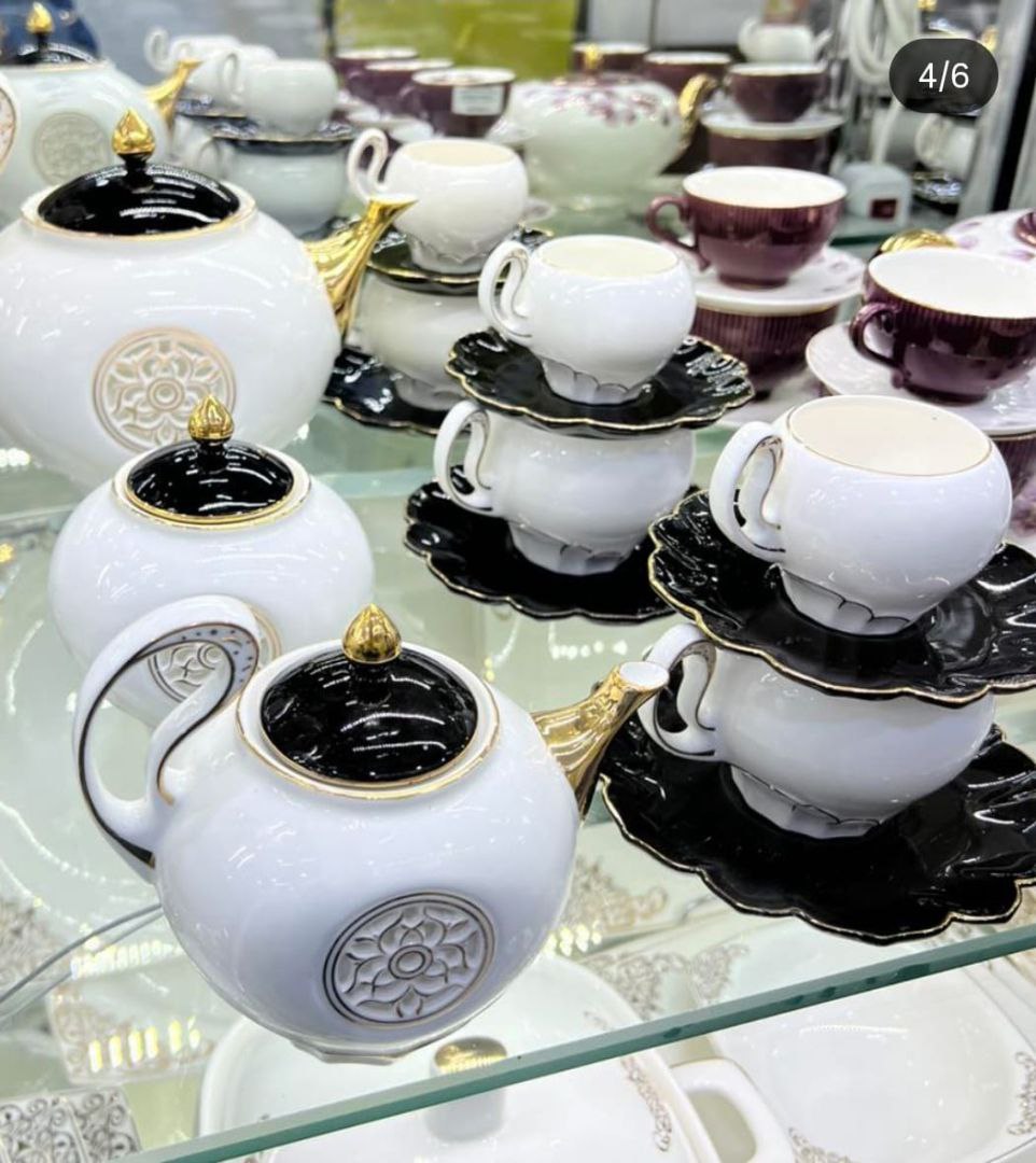 Service Café 24 Pièces – طقم قهوة راقي 24 قطعة