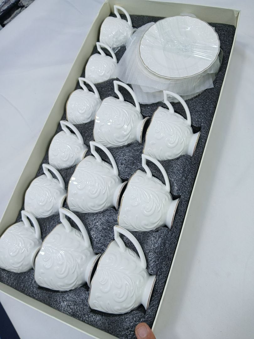 Service Café 24 Pièces – طقم قهوة راقي 24 قطعة