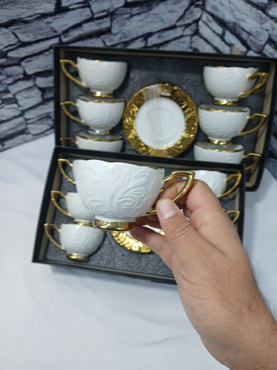 Service Café 24 Pièces – طقم قهوة راقي 24 قطعة