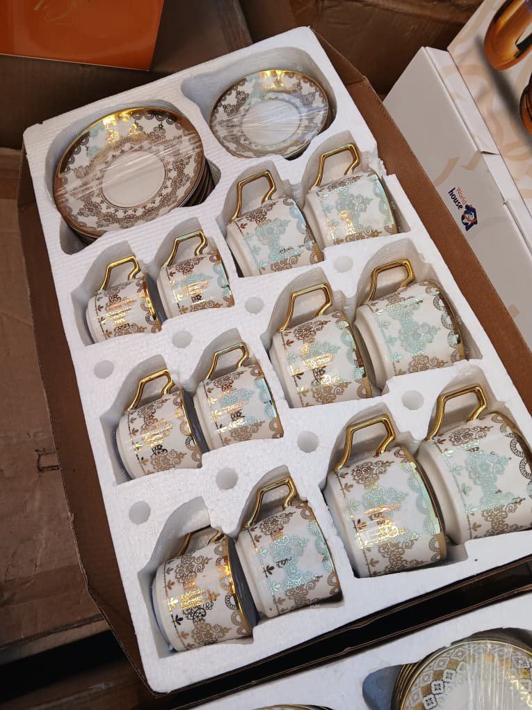 Service Café 24 Pièces – طقم قهوة راقي 24 قطعة