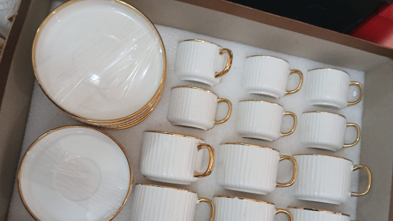 Service Café 24 Pièces – طقم قهوة راقي 24 قطعة