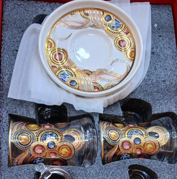 Service à thé [ 12 قطعة] – ذوق، أناقة، وضيافة