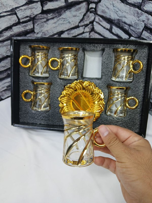 سيرفيس شاي راقي و عصري  [ 12 قطعة]