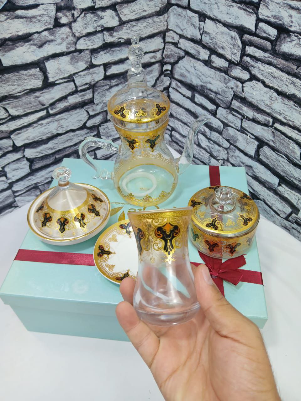 Service à thé[5 قطع] – ذوق، أناقة، وضيافة