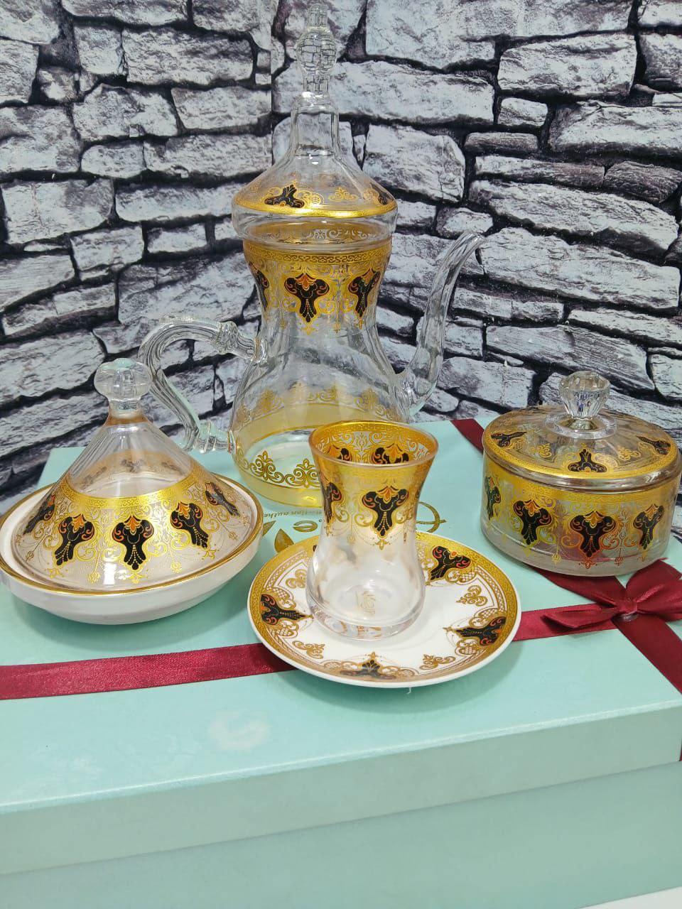 Service à thé[5 قطع] – ذوق، أناقة، وضيافة