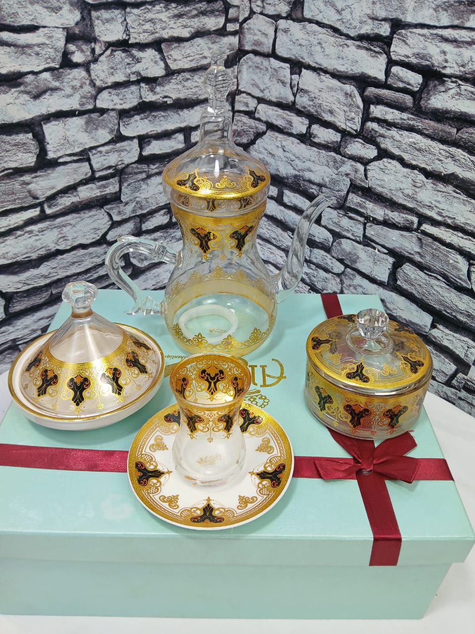 Service à thé[5 قطع] – ذوق، أناقة، وضيافة