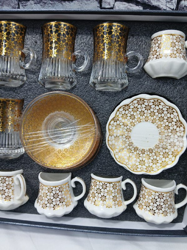 Service à thé+café [24 قطعة] – ذوق، أناقة، وضيافة