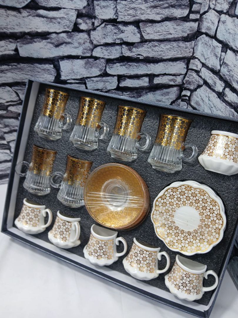 Service à thé+café [24 قطعة] – ذوق، أناقة، وضيافة