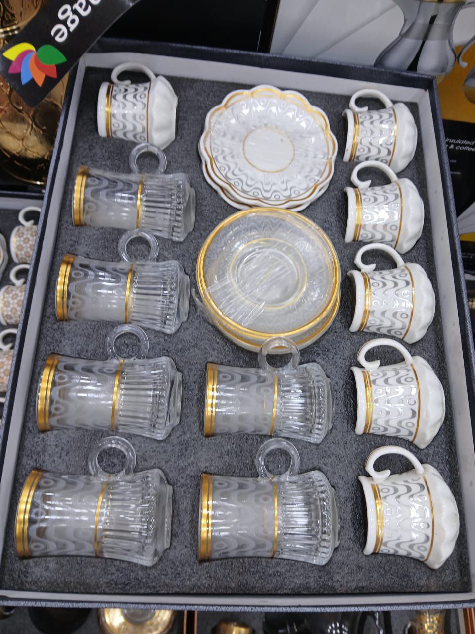 Service à thé+café [24قطعة] – ذوق، أناقة، وضيافة