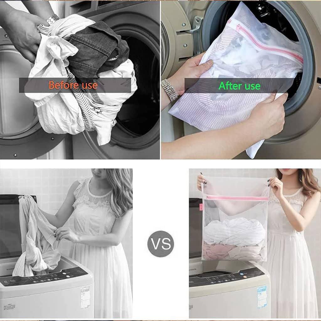 أكياس حماية الغسيل متعددة الأحجام – تحافظ على الملابس أثناء الغسل