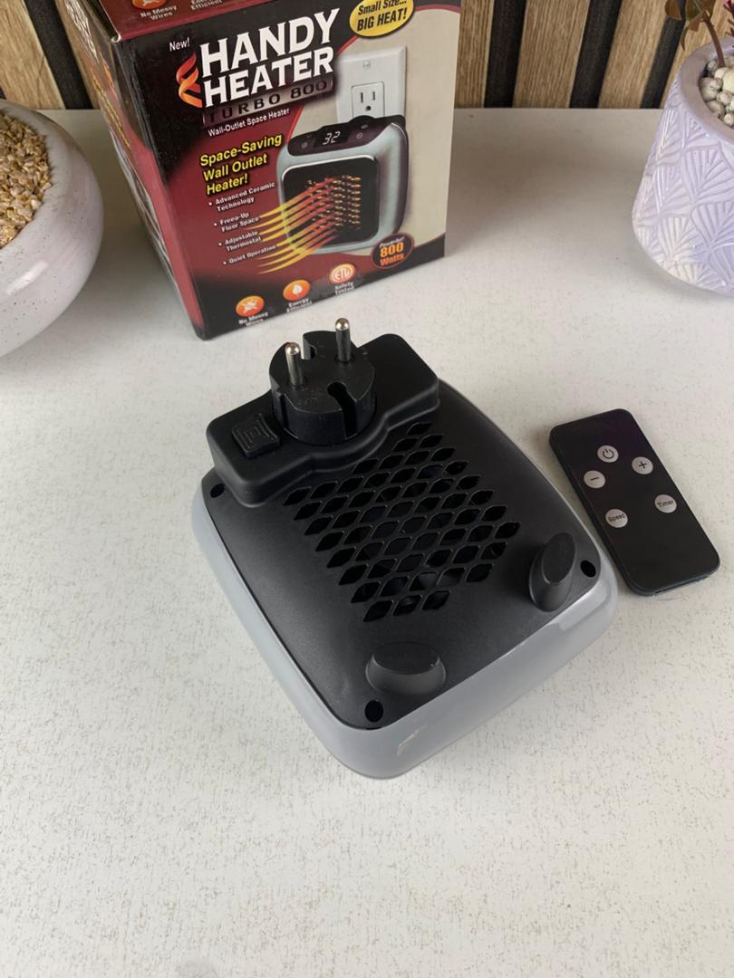 Chauffage soufflant céramique Thermostat réglable Handy Heater Turbo 800W – سخان بمروحة توربو 800 واط مع منظم حرارة قابل للتعديل