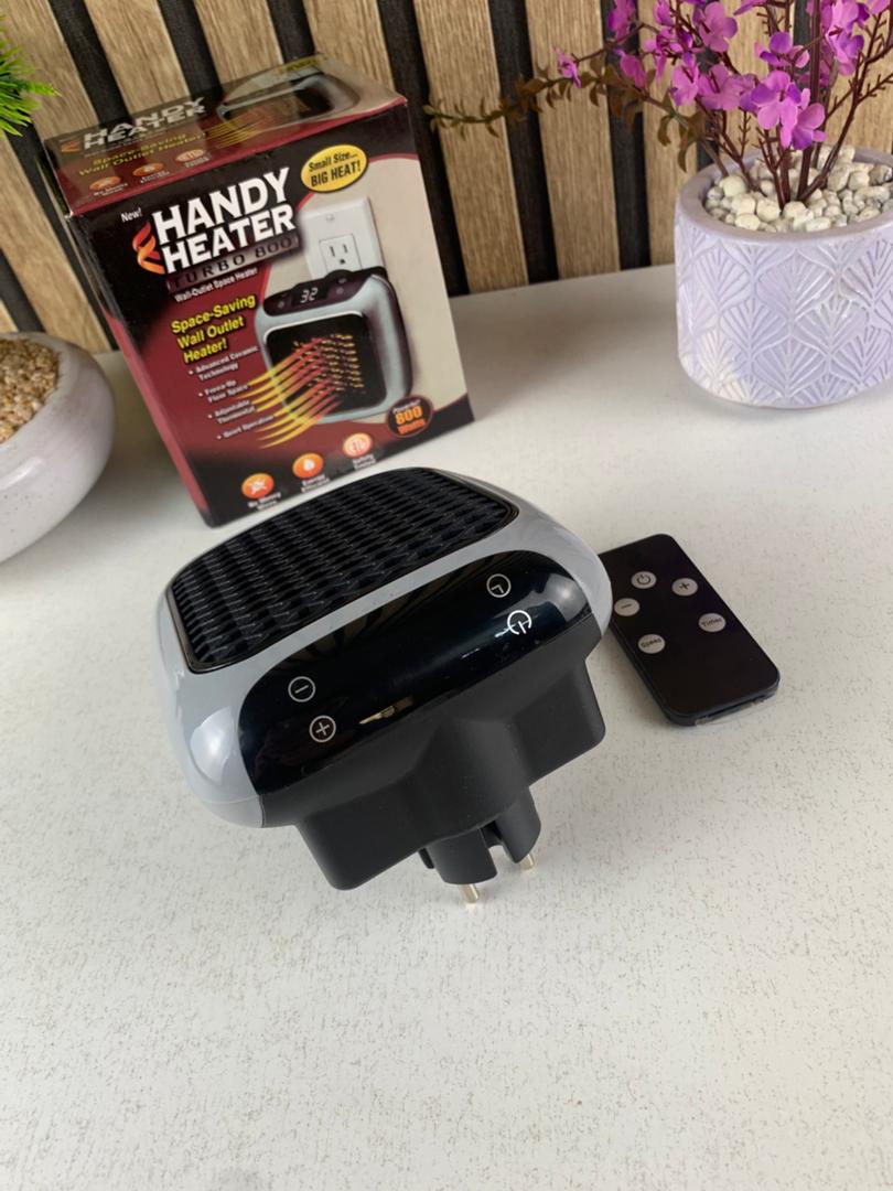 Chauffage soufflant céramique Thermostat réglable Handy Heater Turbo 800W – سخان بمروحة توربو 800 واط مع منظم حرارة قابل للتعديل
